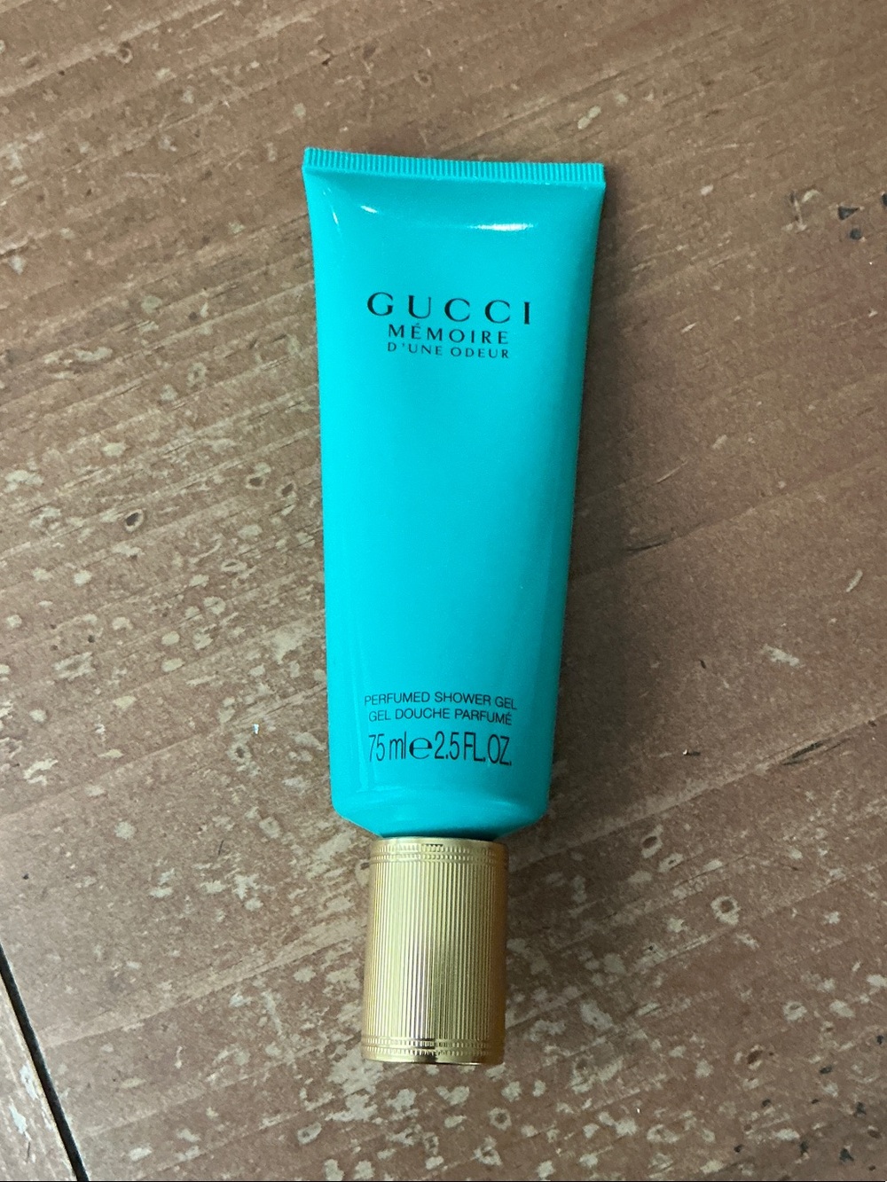 Gucci Mémoire D'Une Odeur Perfumed Shower Gel - Turquoise & Gold Cap